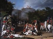 Robert Home Death of Colonel Moorhouse at the Storming of the Pettah Gate of Bangalore oil painting